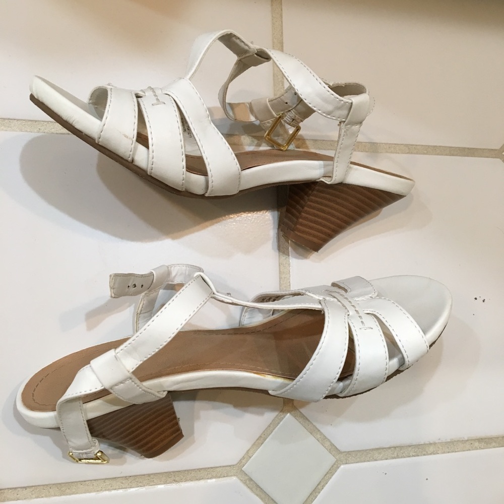 White Croft & Barrow Sandals